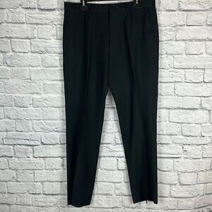 Kenneth Cole Reaction Black Pinstripe Pants Slacks Men’s Size 36x32